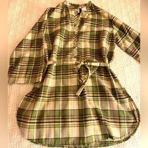 Vintage College Town Plaid Tunic